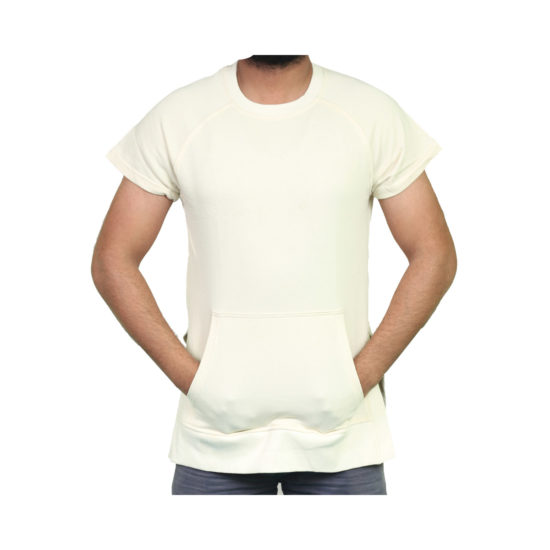 Sweat T-Shirt with Kangroo Pockets