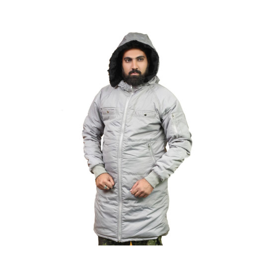 Winter Coat for Men with Fur in Hood