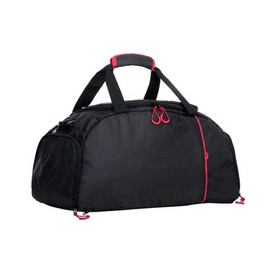 Black Polyester Duffle Bag